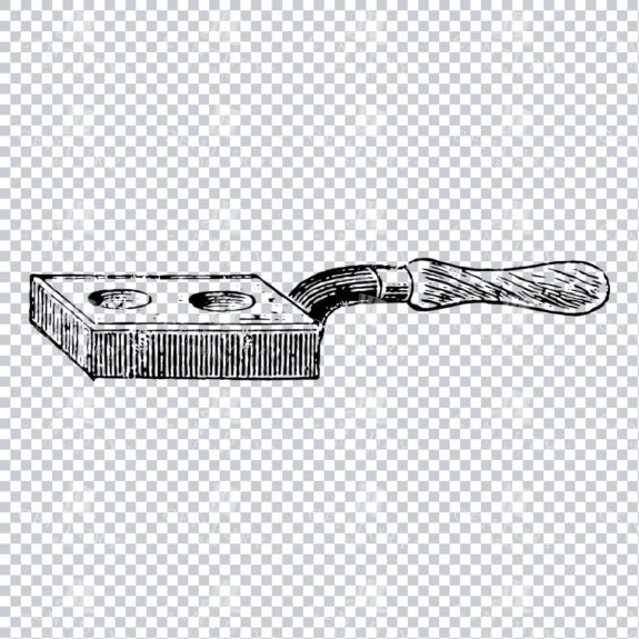 Vintage Illustration of an Ingot Mould