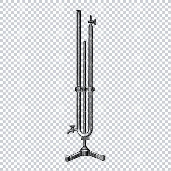 Vintage Illustration of Lecture Apparatus No.1