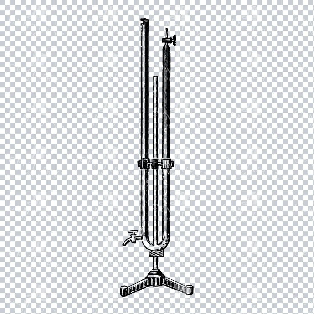 Vintage Illustration of Lecture Apparatus No.1