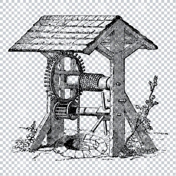 Engineering Illustration - Water Well