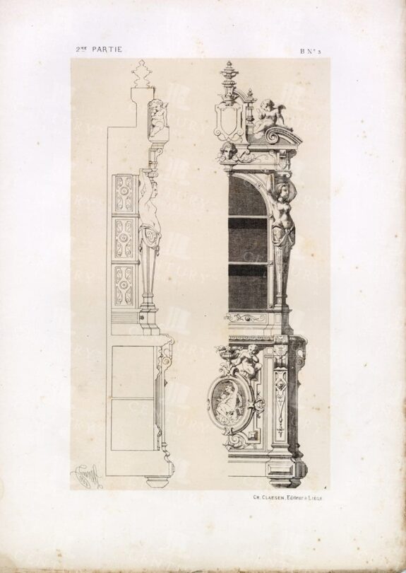 VINTAGE 19th Century Examples of Renaissance Furniture Designs