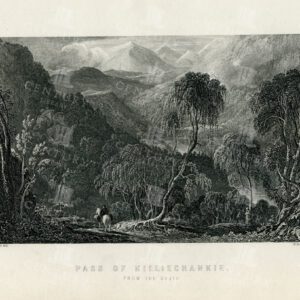 BEAUTIFUL Vintage Illustration - Pass of Killiecrankie from the South