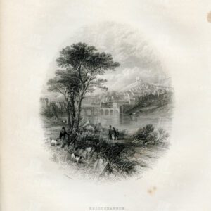 BALLYSHANNON, Donegal in Ireland - Vintage 1843 Landscape Illustration