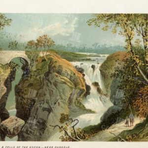 1895 Vintage Illustration - Rumbling Bridge & Falls of the Braan
