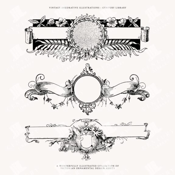 Border And Banner Svg Clipart - Vector Art For Invitations And Design