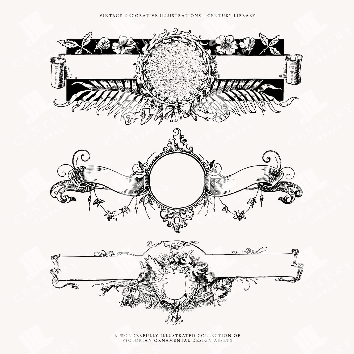 Border And Banner Svg Clipart - Vector Art For Invitations And Design