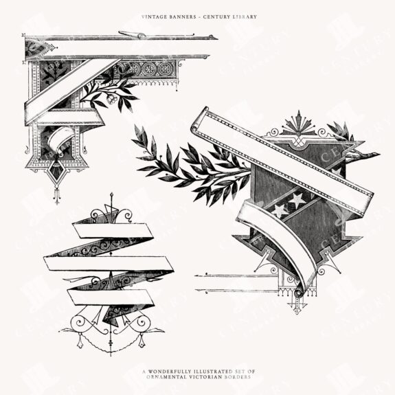 Vintage Ribbon And Banner Templates