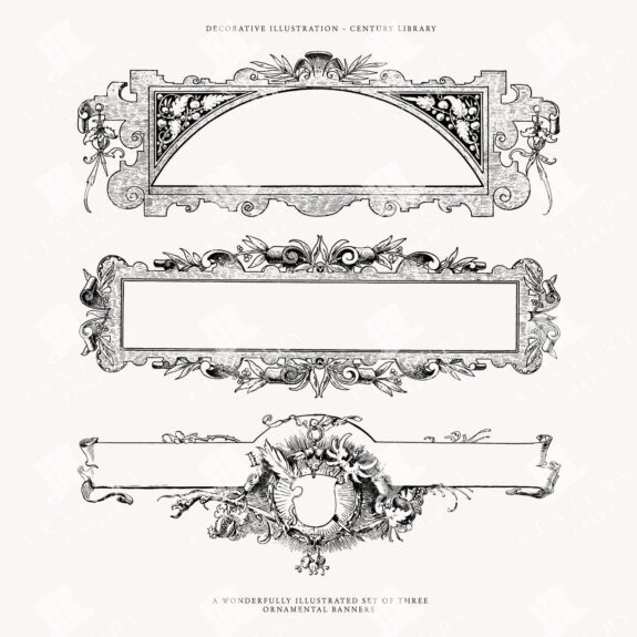 Vintage Decorative Banner Designs