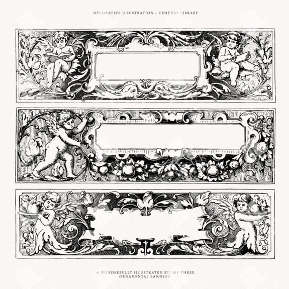 Vintage Decorative Banner Designs