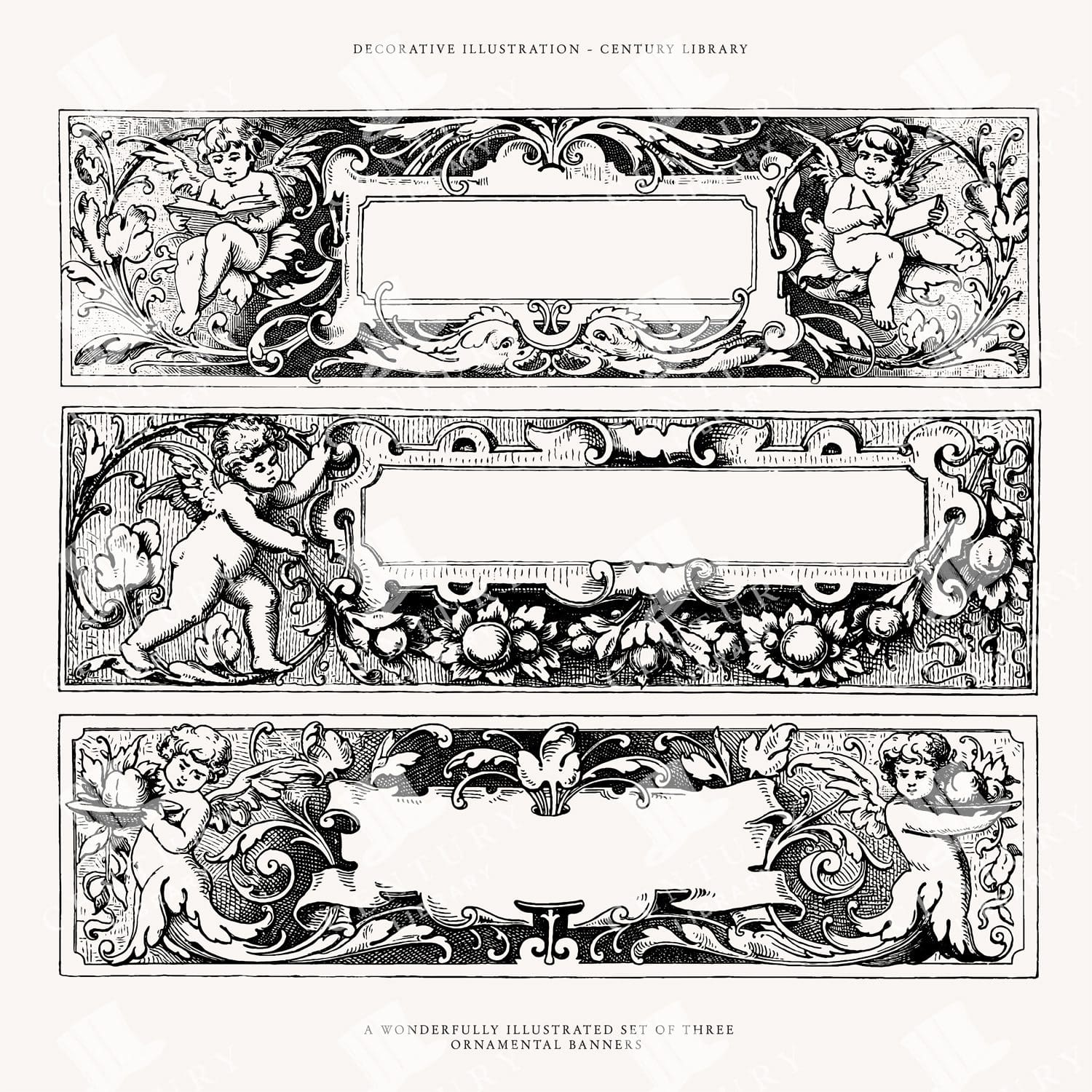 Vintage Decorative Banner Designs