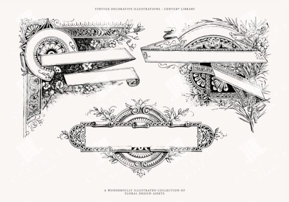 Vintage Decorative Banner Designs