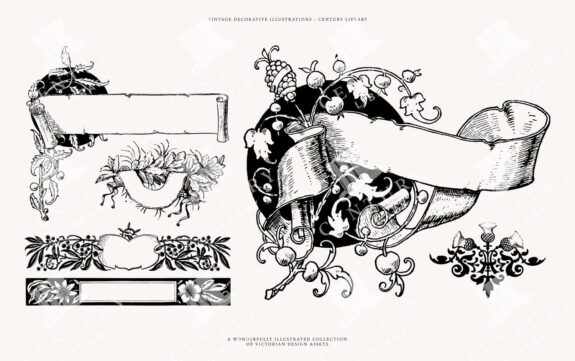 Vintage Decorative Banner Designs