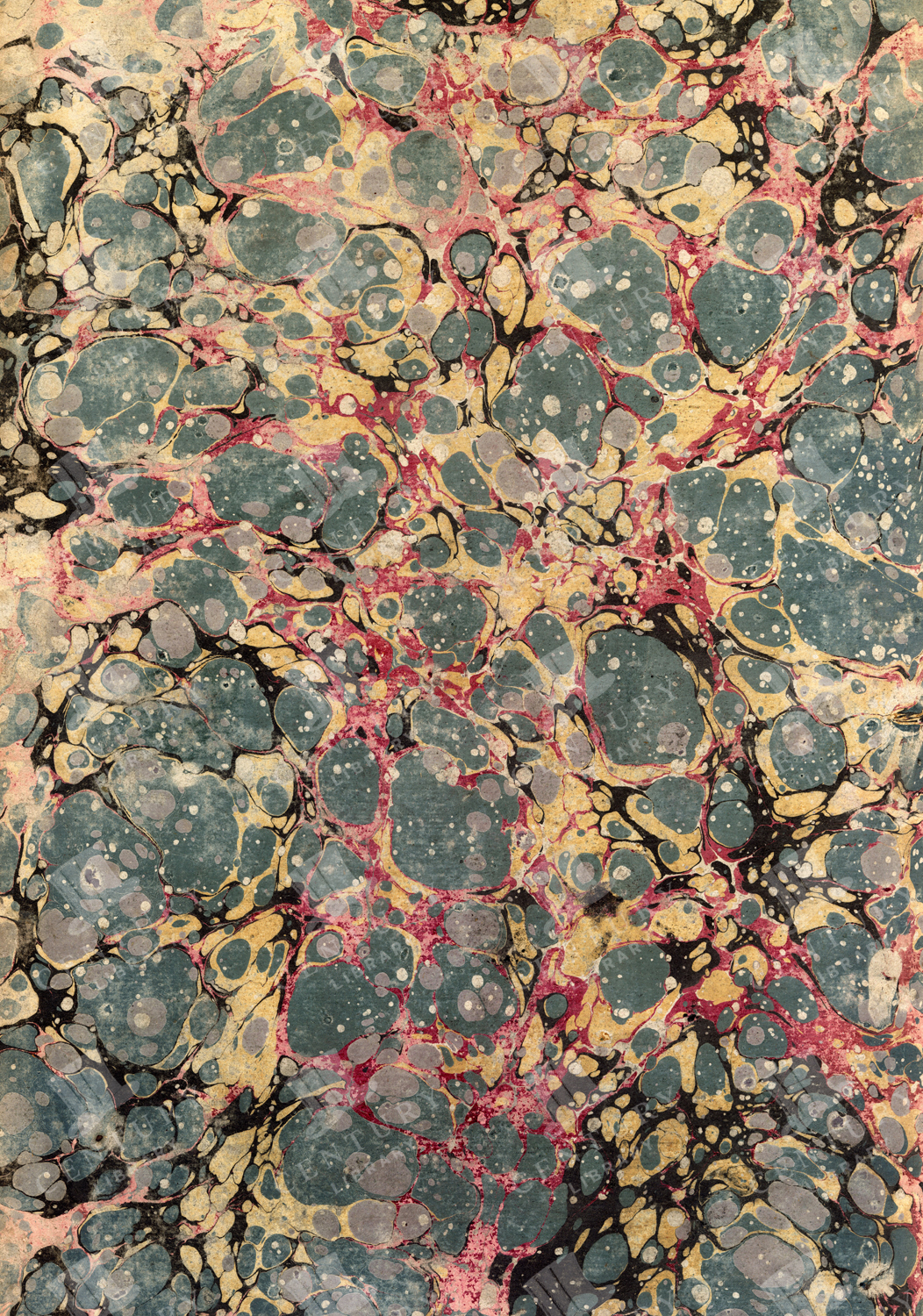 Vintage Marbled Paper Patterned Texture