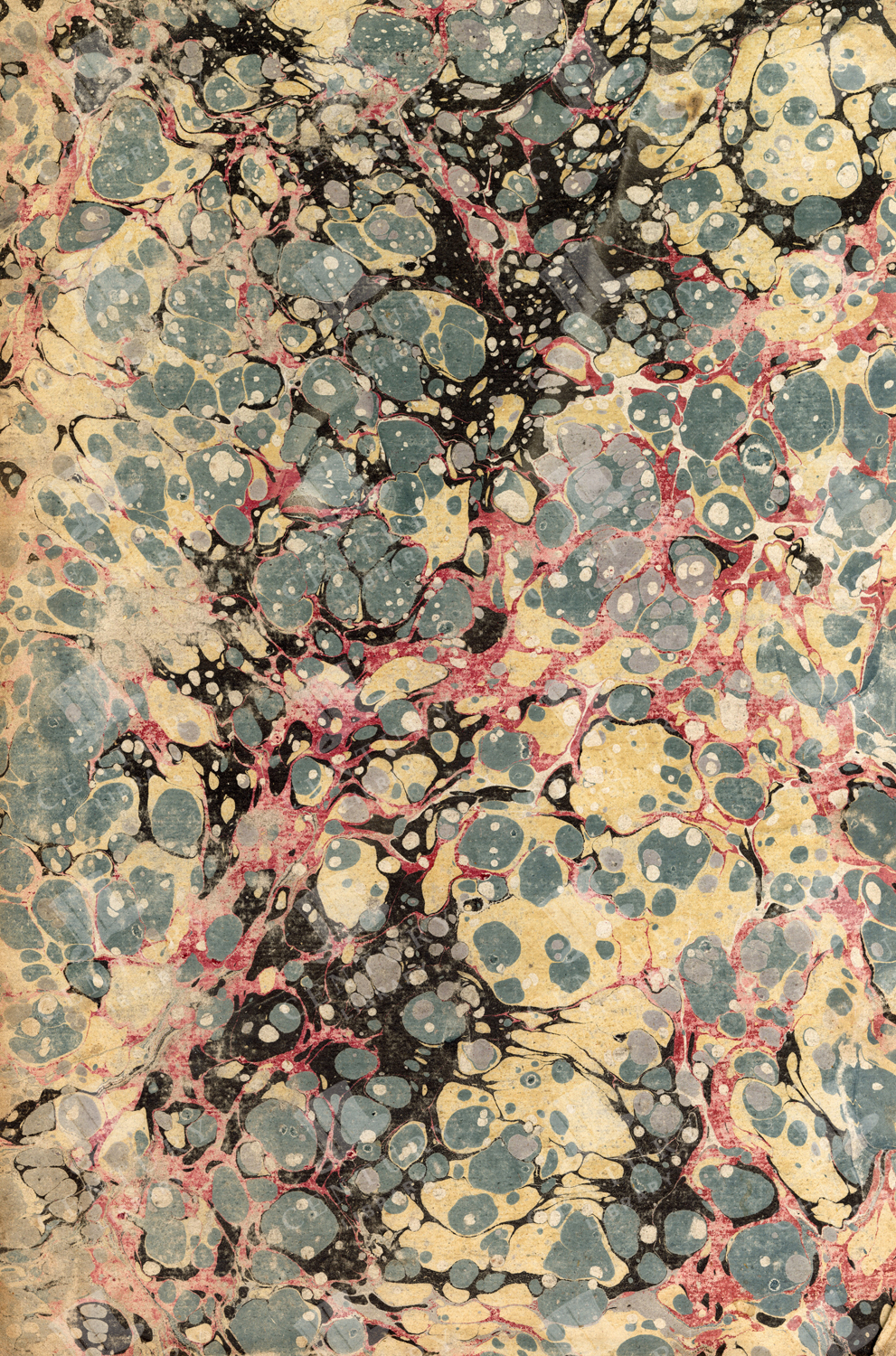Vintage Marbled Paper Patterned Texture