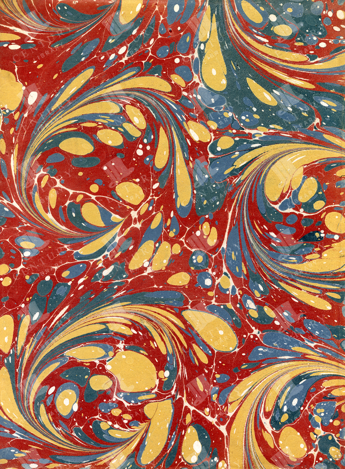 Vintage Marbled Paper Patterned Texture