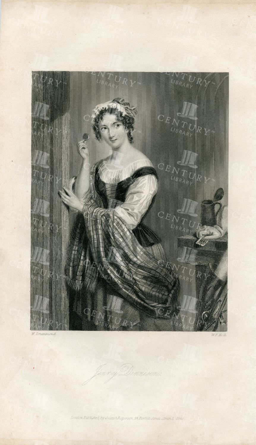 Jenny Dennisons - Vintage 1851 Print