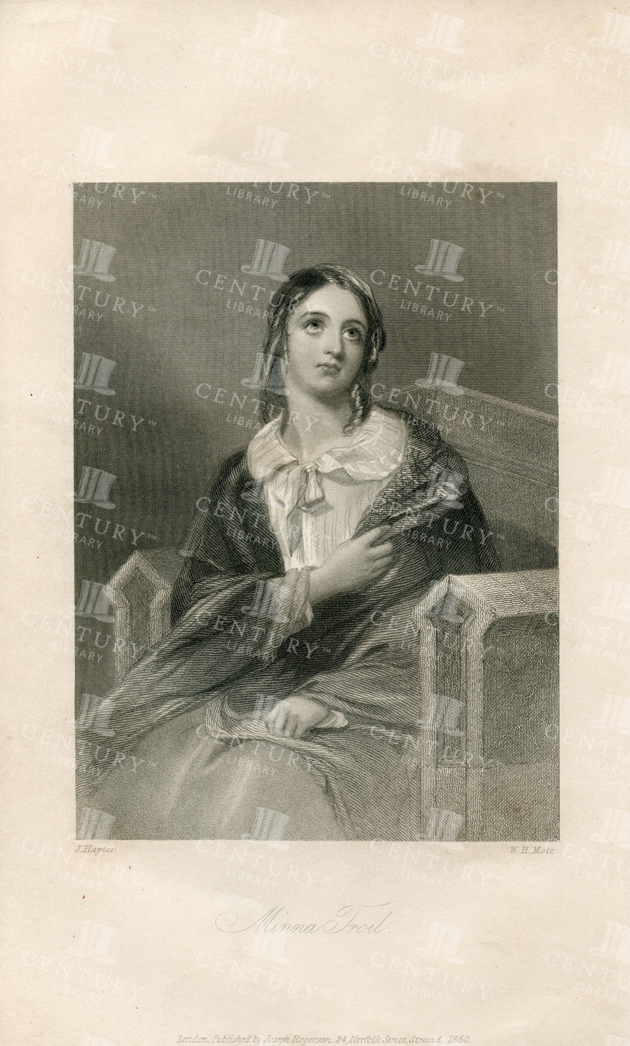Vintage Belle Assemblee Print - Women From History - 1851