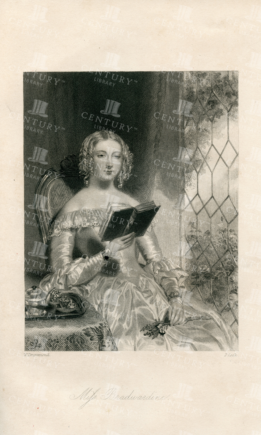 Vintage Belle Assemblee Print - Women From History - 1851