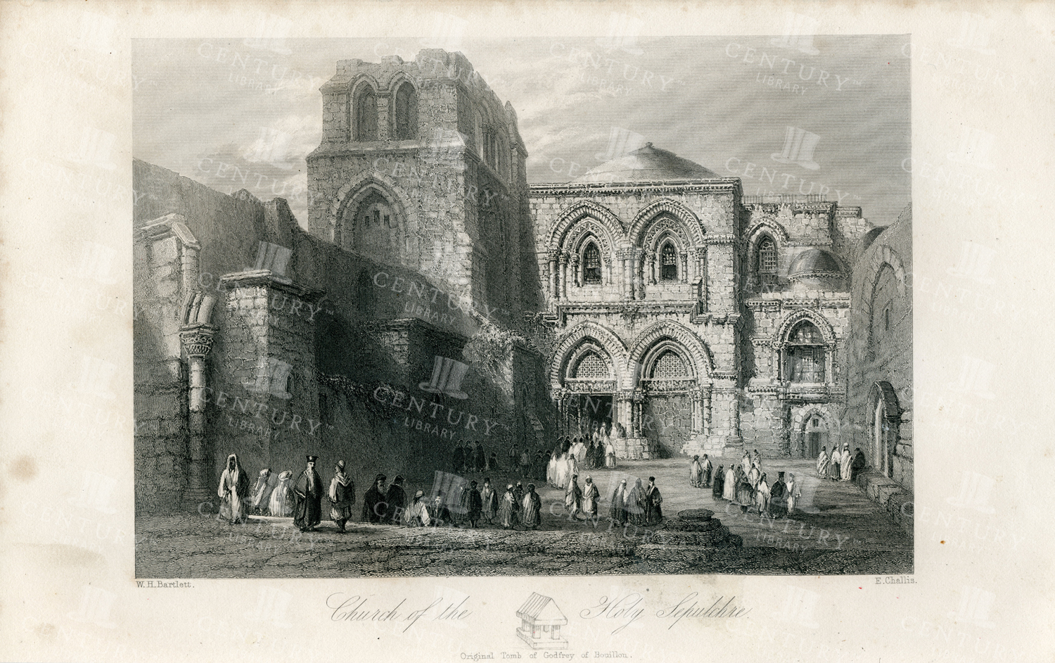 Church Of The Holy Sepulchre - Antique 1781 Print