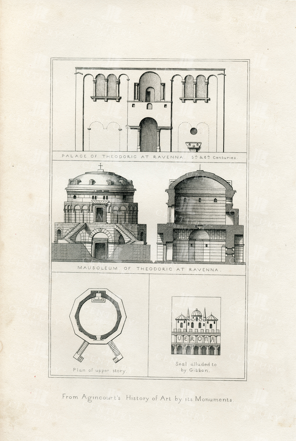 Vintage 1781 Print From The Decline And Fall Of The Roman Empire