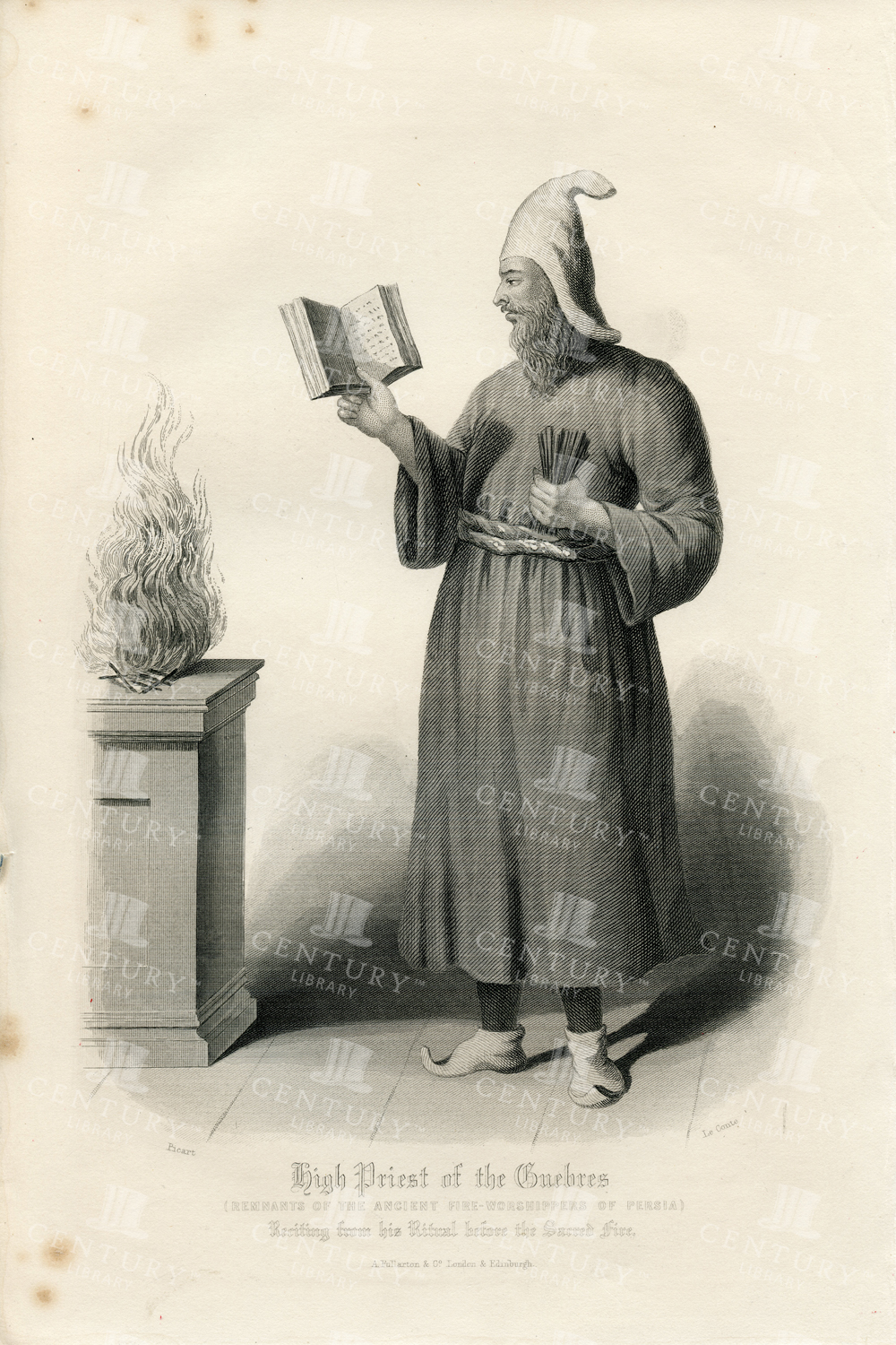 High Priest Of Buehres - Faiths Of The World Vintage Print