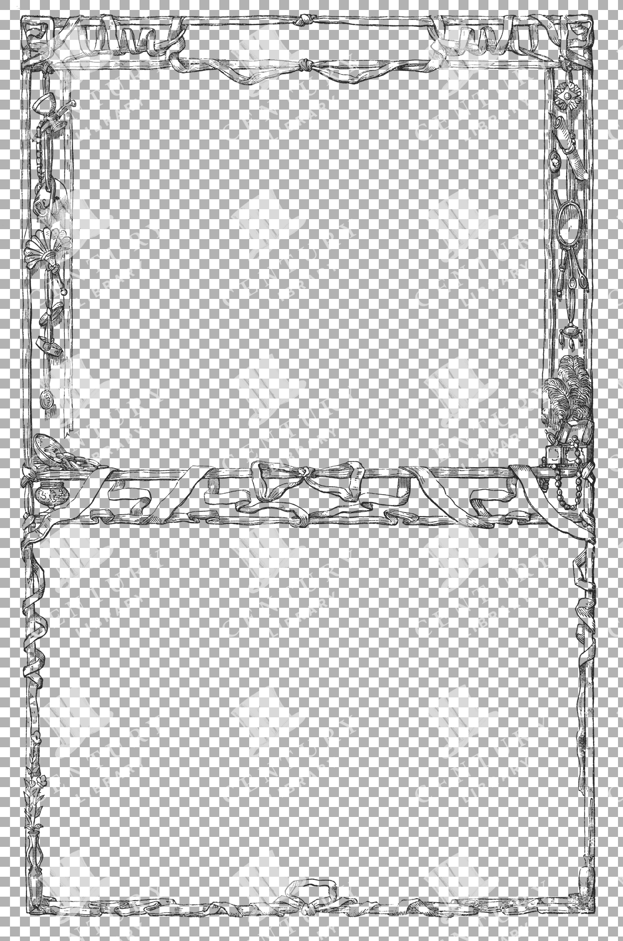 Classic Ornate Frame With Decorative Details And Filigree