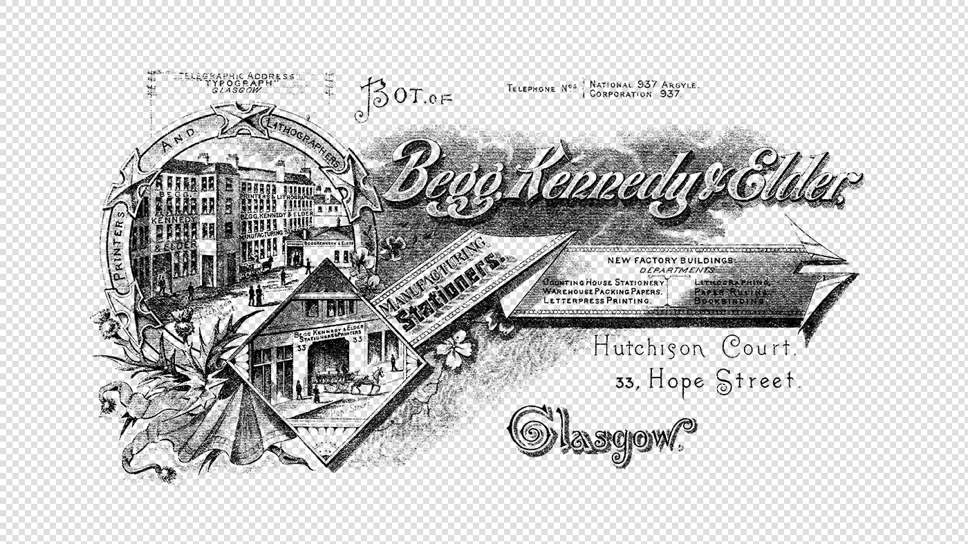Antique Invoice (1890s) - Begg