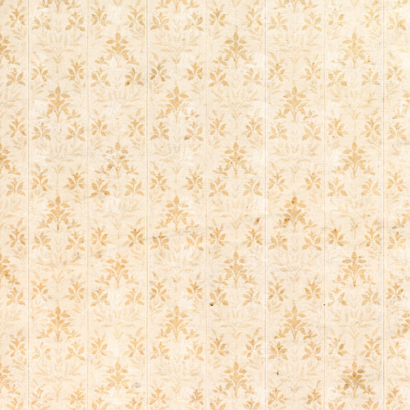 Vintage Floral Damask Pattern on Aged Paper Background for Overlays and Textures