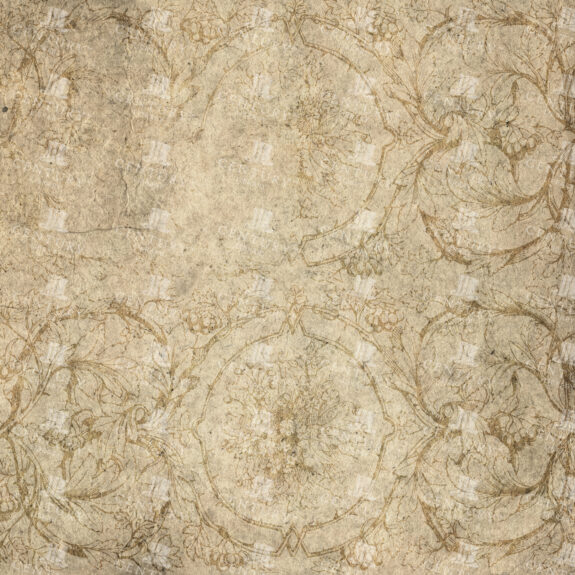 Aged Paper Texture with Handwriting Overlay and Floral Border Etching
