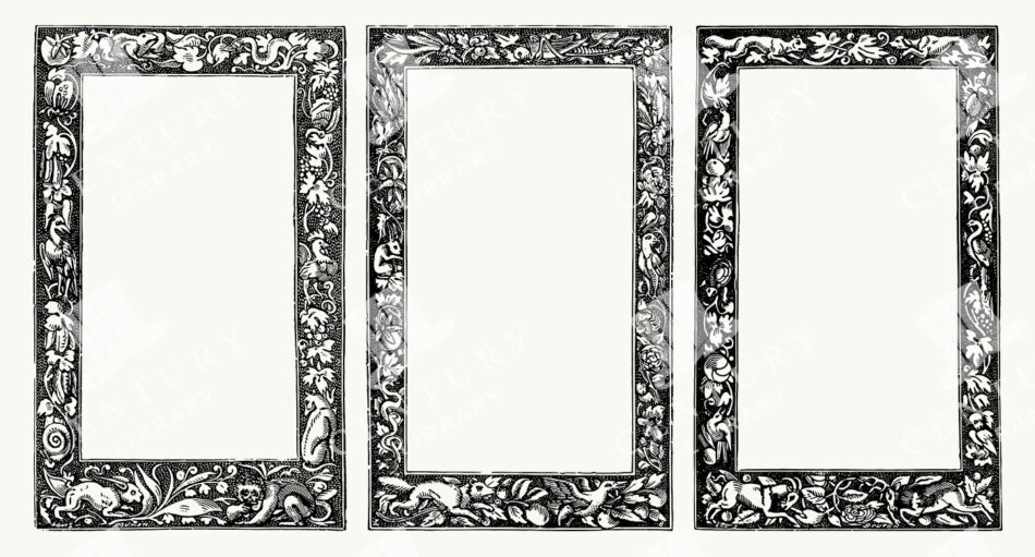 Woodland Animal Frames with Squirrels
