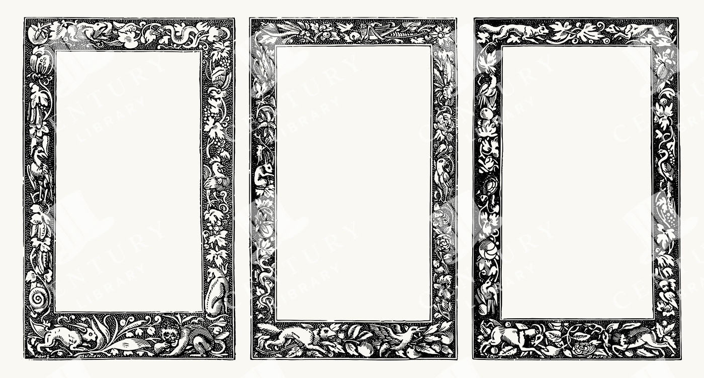 Woodland Animal Frames with Squirrels