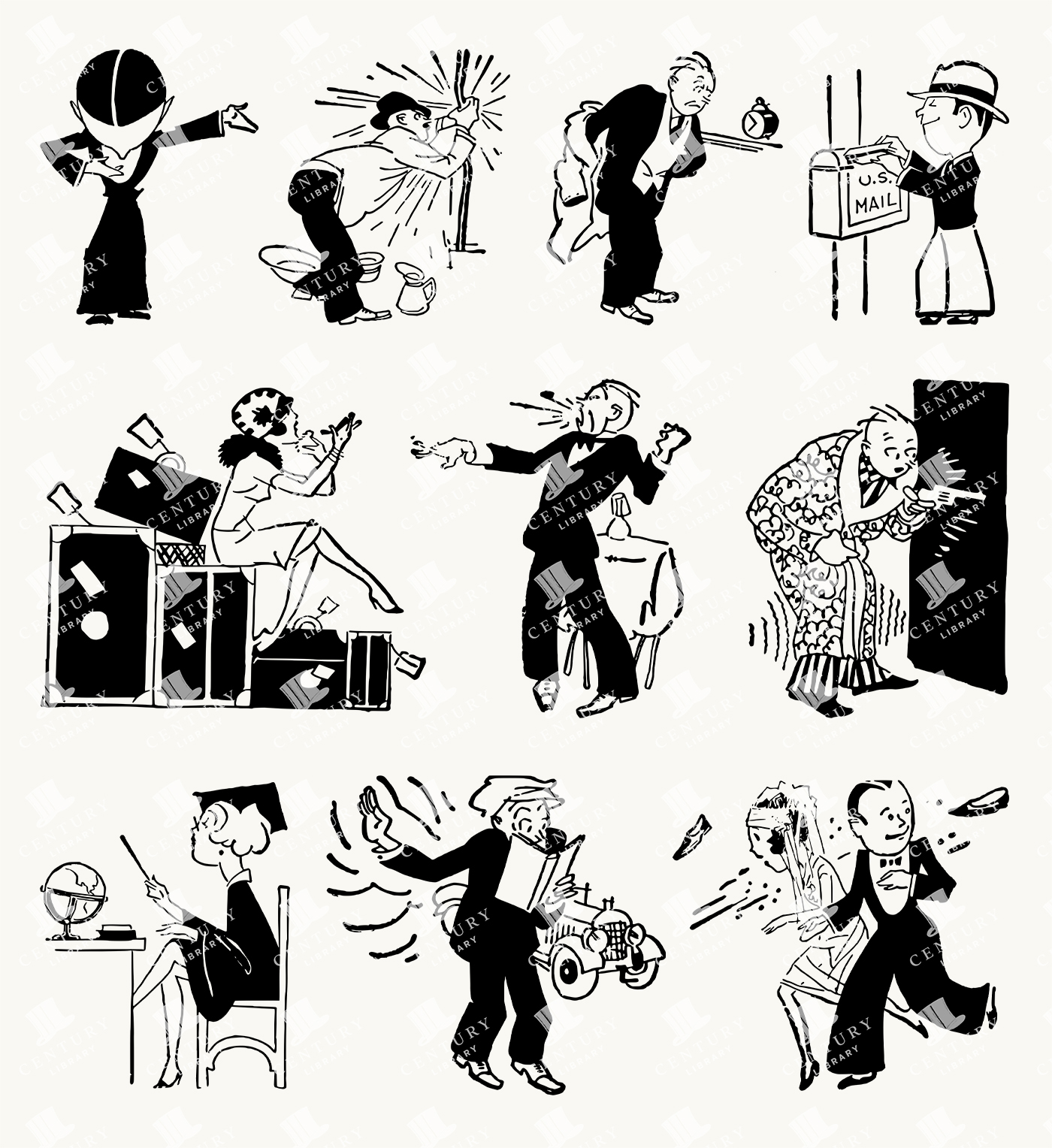 Retro Comic Characters - A Teacher