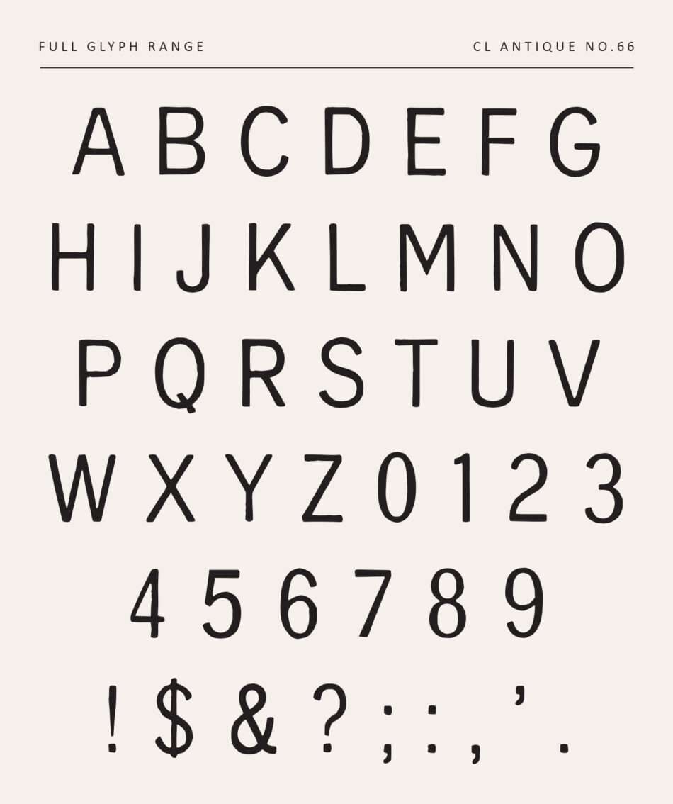Monoline Sans Serif Uppercase with Rounded Terminals - Complete Alphabet