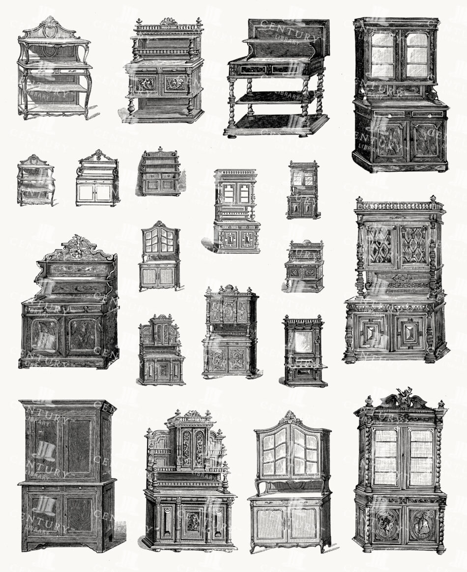 Ornate Carved Cabinetry - Sideboards