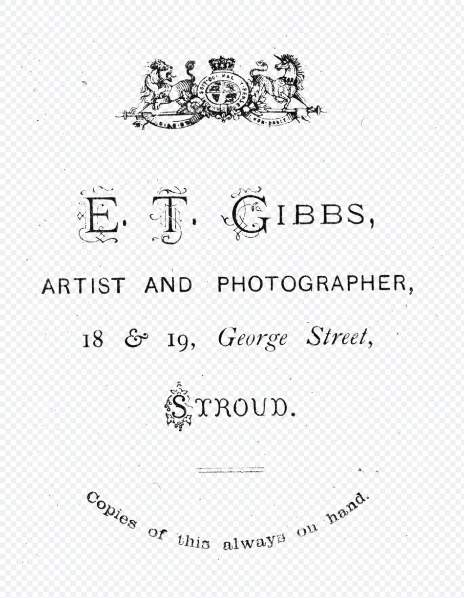 Ornate Crest With Lion And Unicorn Over Elegant Photographer Text In Mixed Serif Lettering