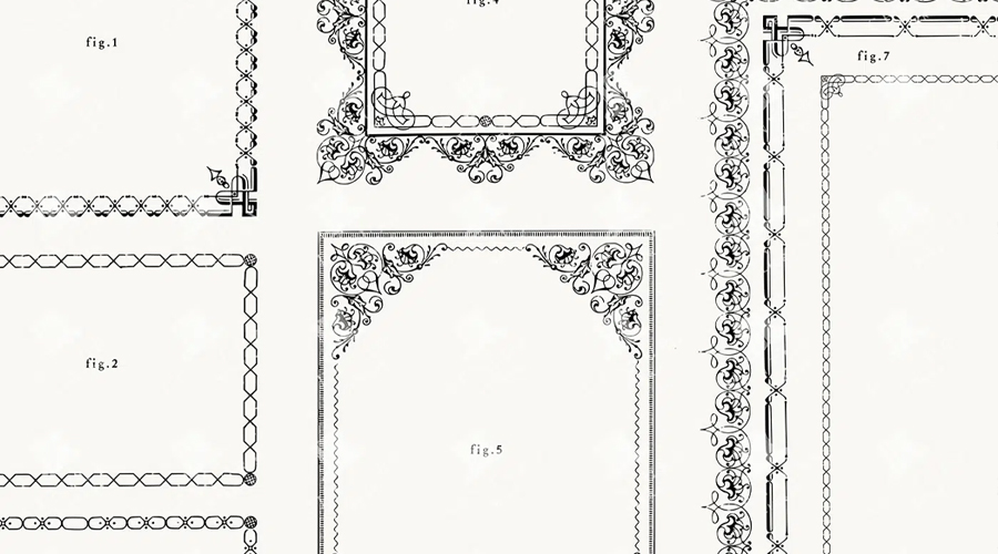 Vintage Border Design: How To Use Antique Frames (without Making Your Layout Feel 