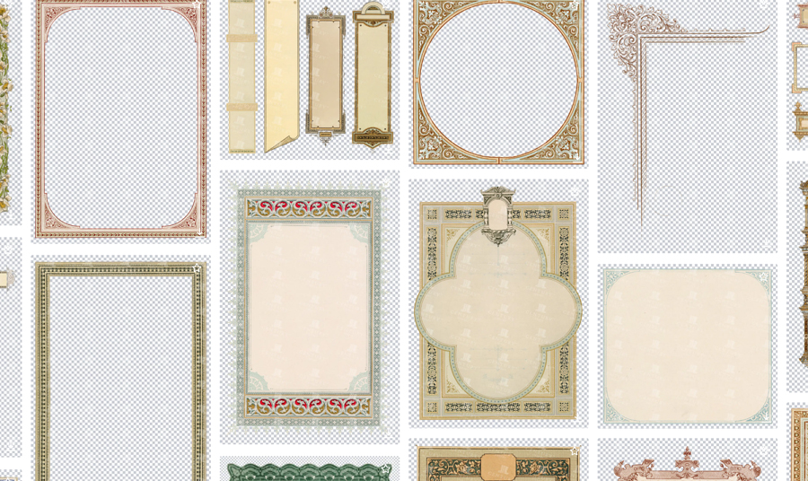 Vintage Border Design: How To Use Antique Frames (without Making Your Layout Feel 