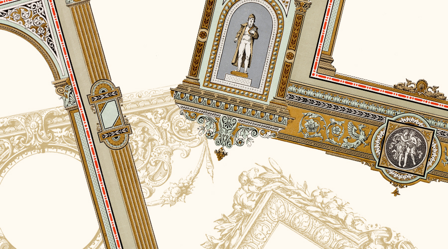 Vintage Border Design: How To Use Antique Frames (without Making Your Layout Feel 