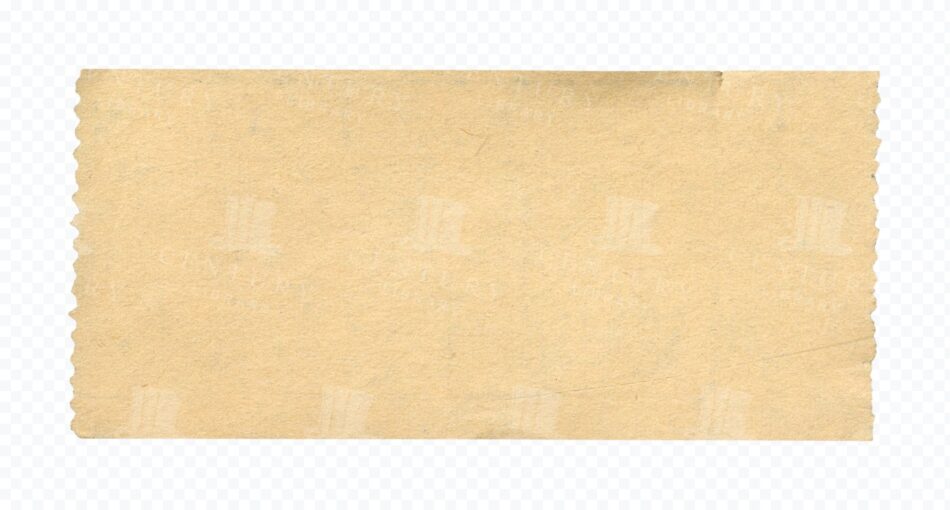 Torn Paper Strip Texture – Blank Tan Sheet with Ragged Torn Ends